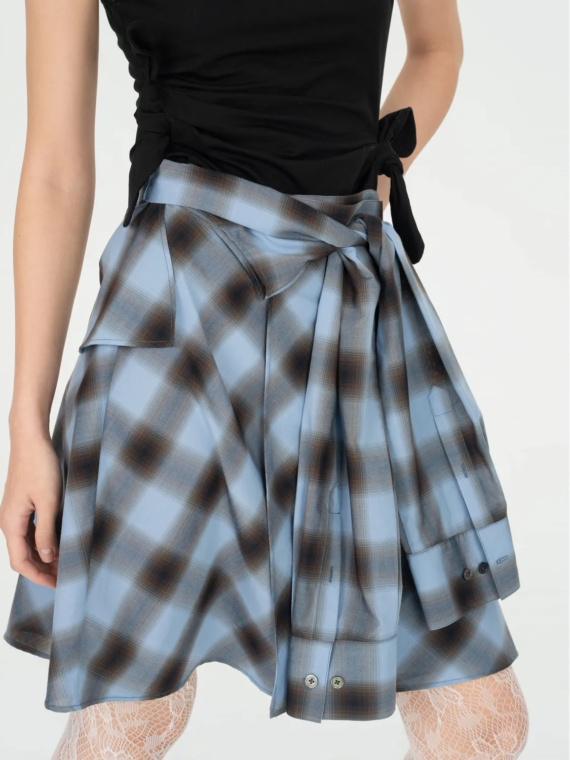 Feng Chen Wang Deconstruction wrap nederdel