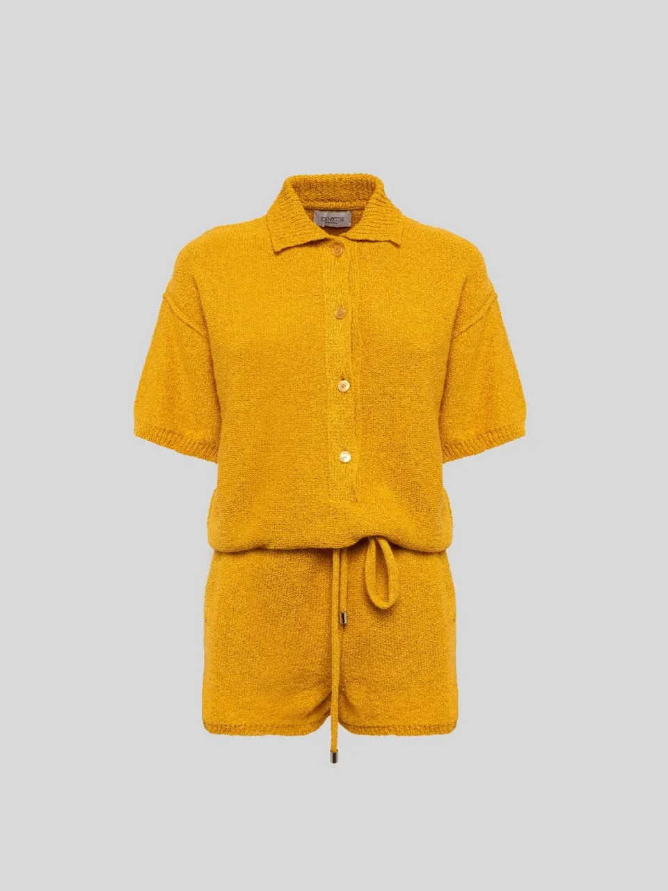 Laneus kort jumpsuit cashmere safran
