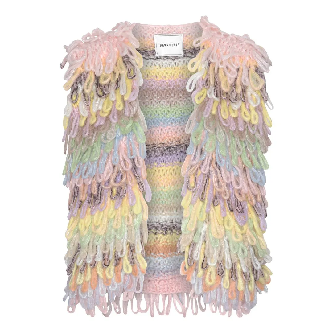DAWNXDARE Fonda 970 Pastel Multi strikvest