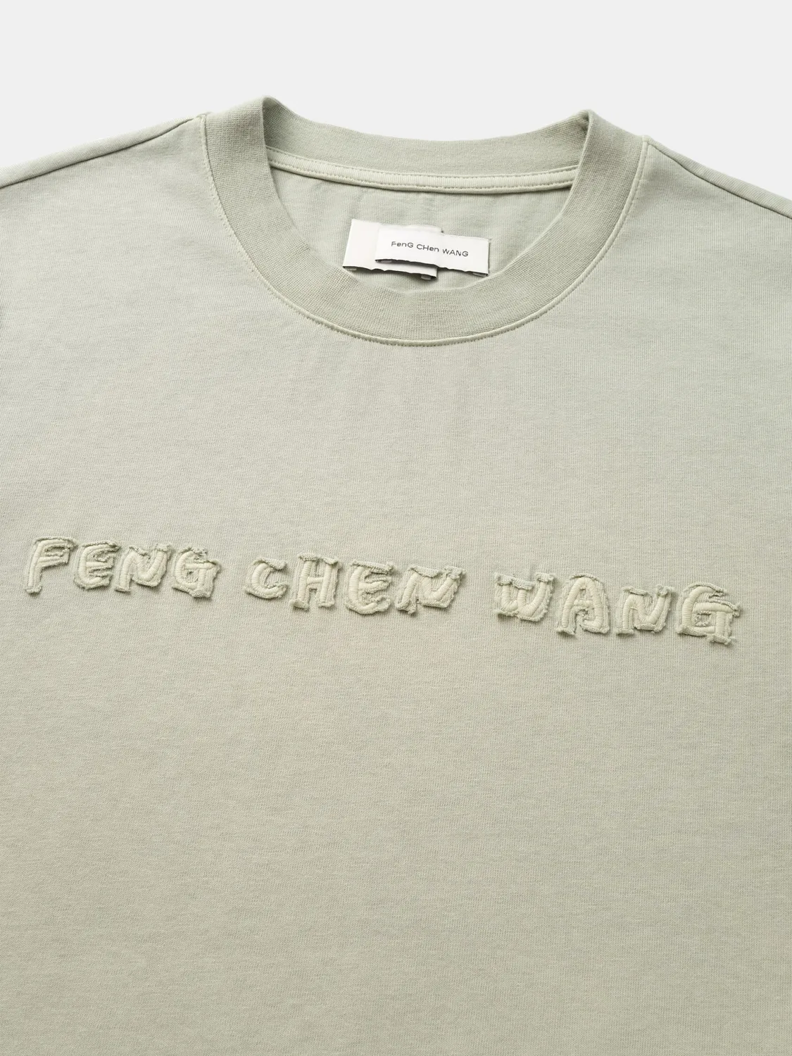 Feng Chen Wang Tie-Dye Logo t-shirt unisex bomuld