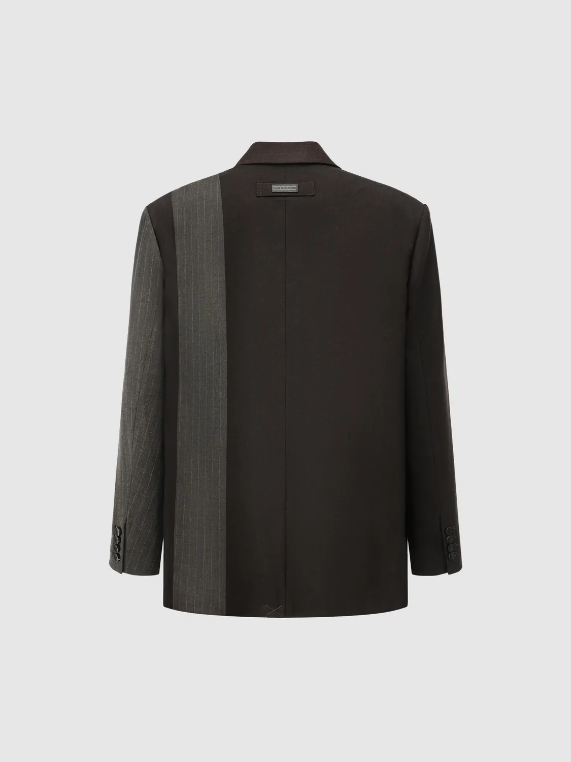Feng Chen Wang paneled blazer brun stribet