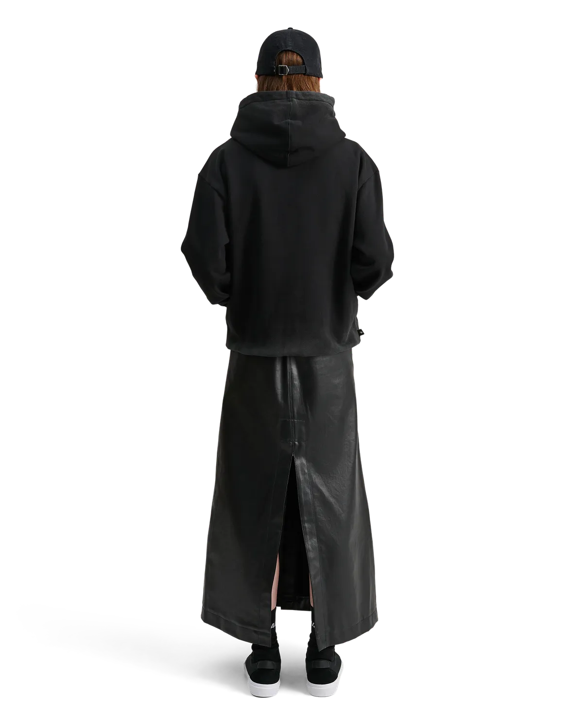 Alis Koston kasket Washed Black broderi
