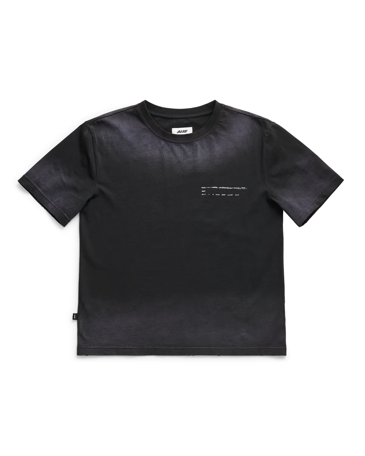 Alis Torey cropped t-shirt faded black