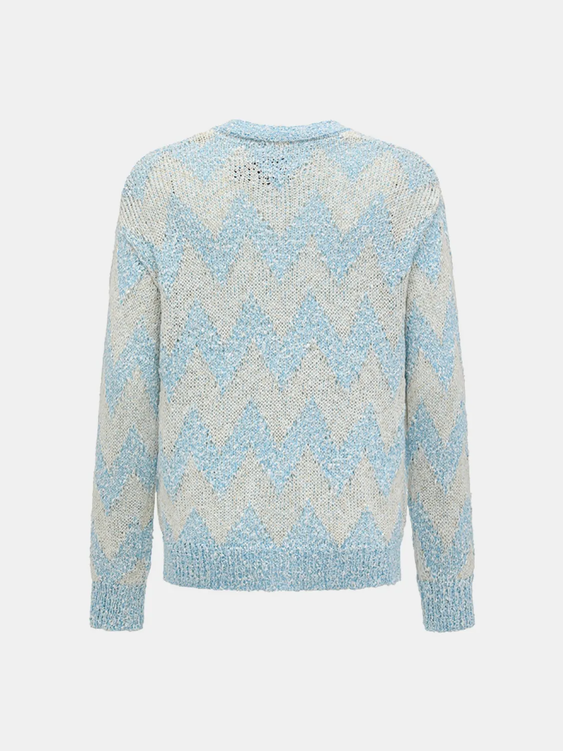 Feng Chen Wang Double Sided Knit cardigan lyseblå
