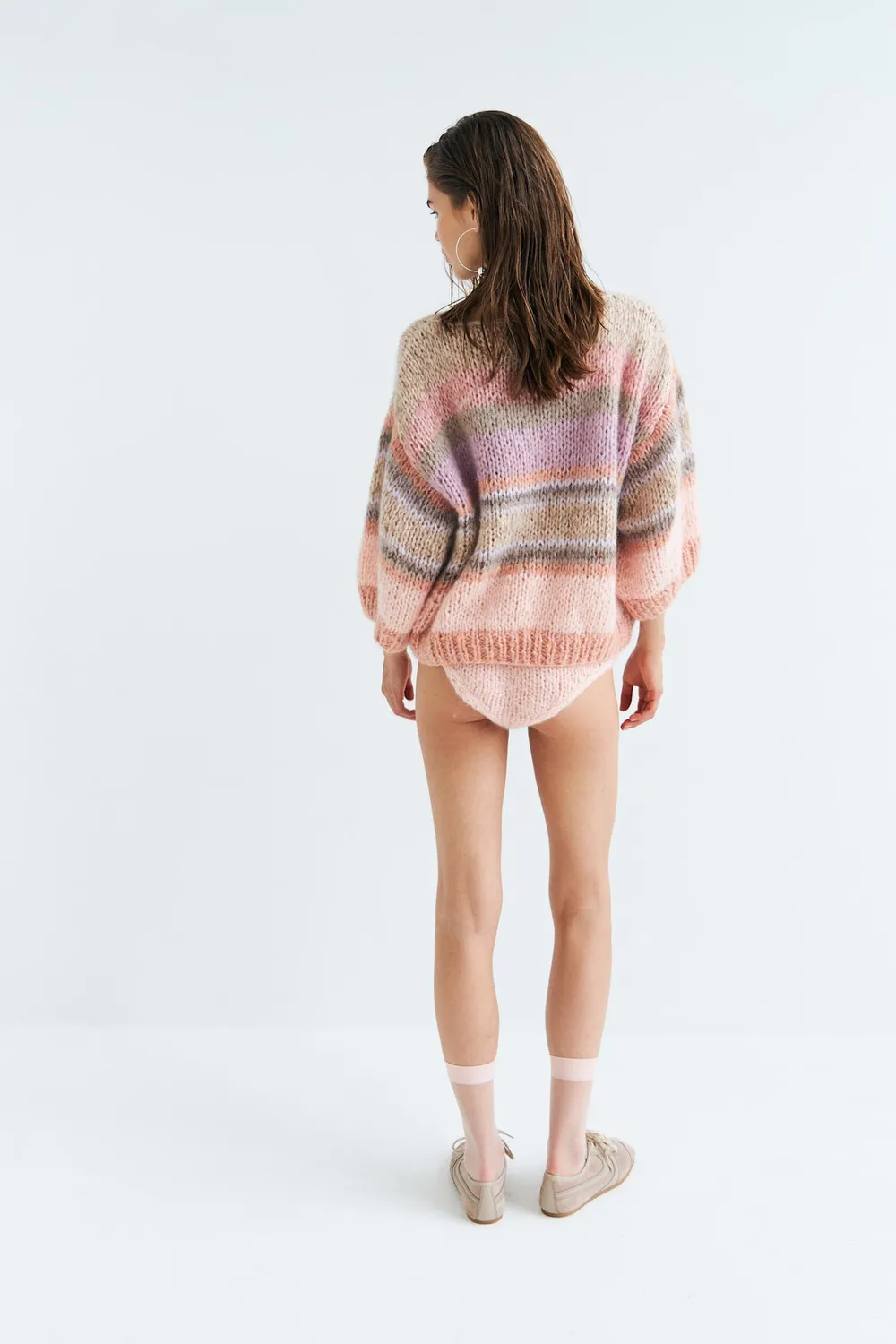 DAWNXDARE ELLE 203 trusser baby pink håndstrik