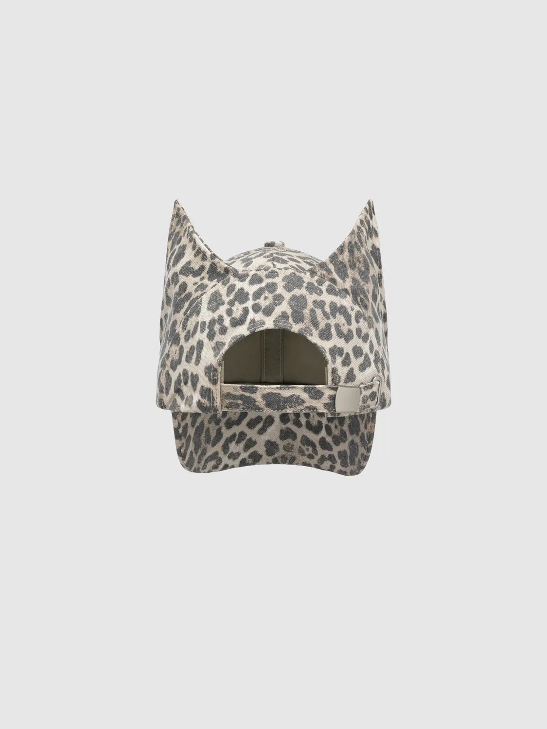 Feng Chen Wang Cat Ear Kasket leopard denim
