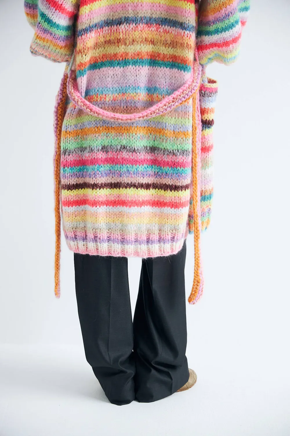 DAWNXDARE FLORENCE cardigan 900 multi med bælte
