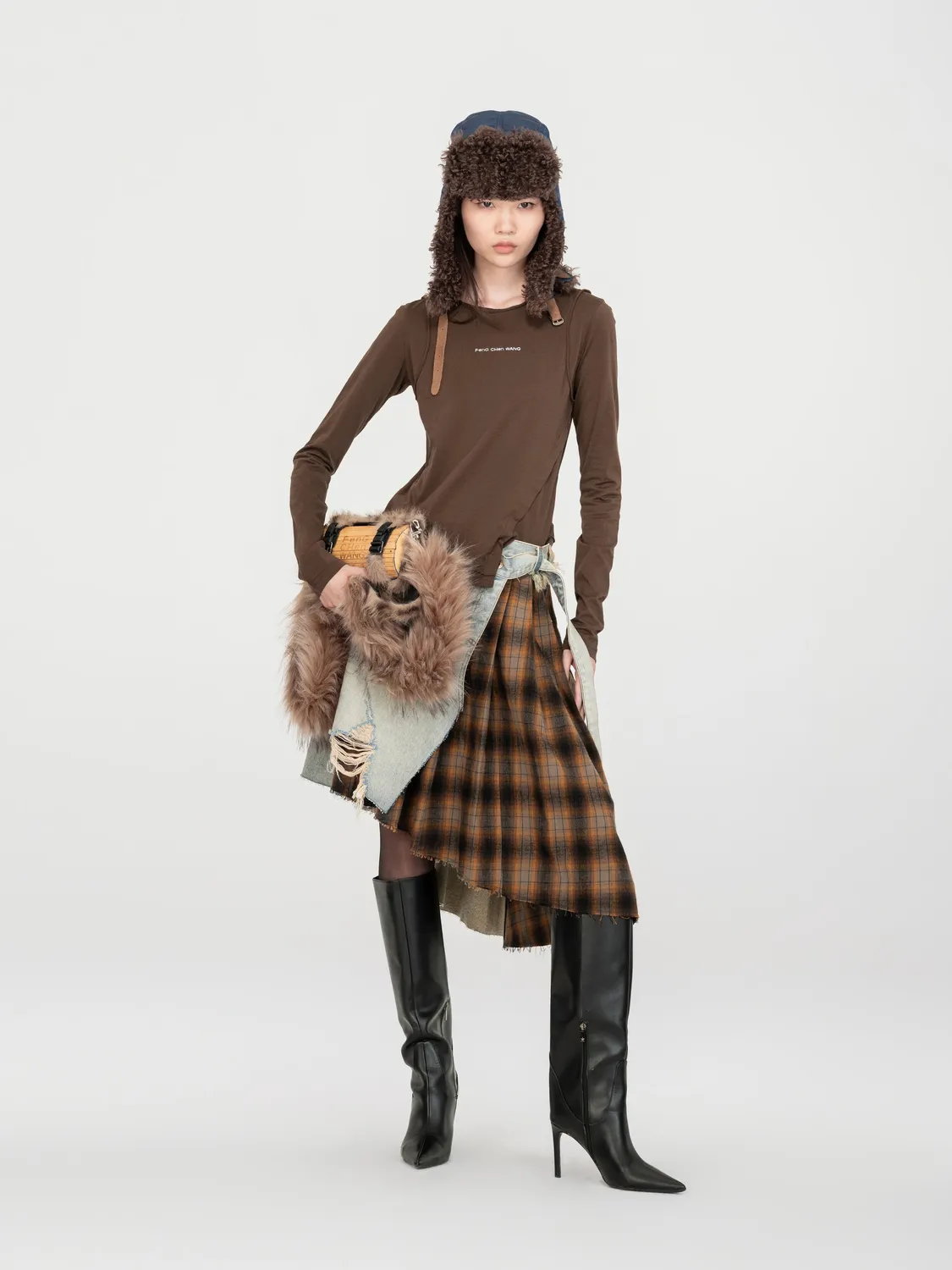 Feng Chen Wang 2 in 1 Long Sleeve t-shirt vintage