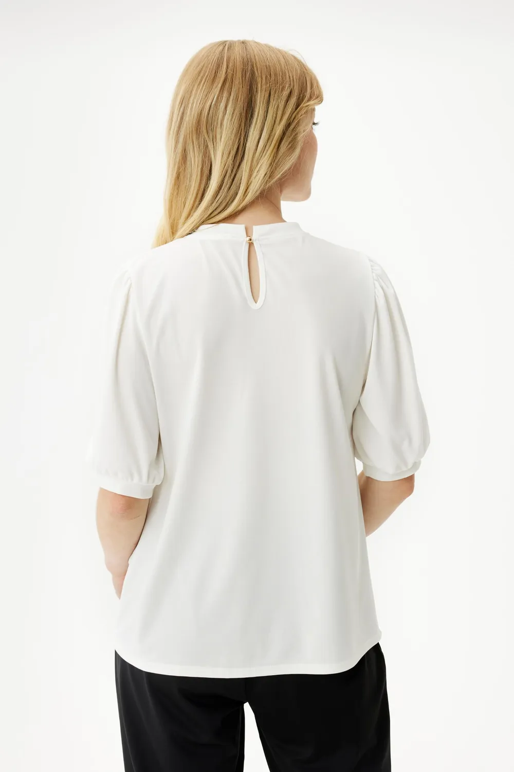 IN FRONT Grazia bluse jersey halværmer