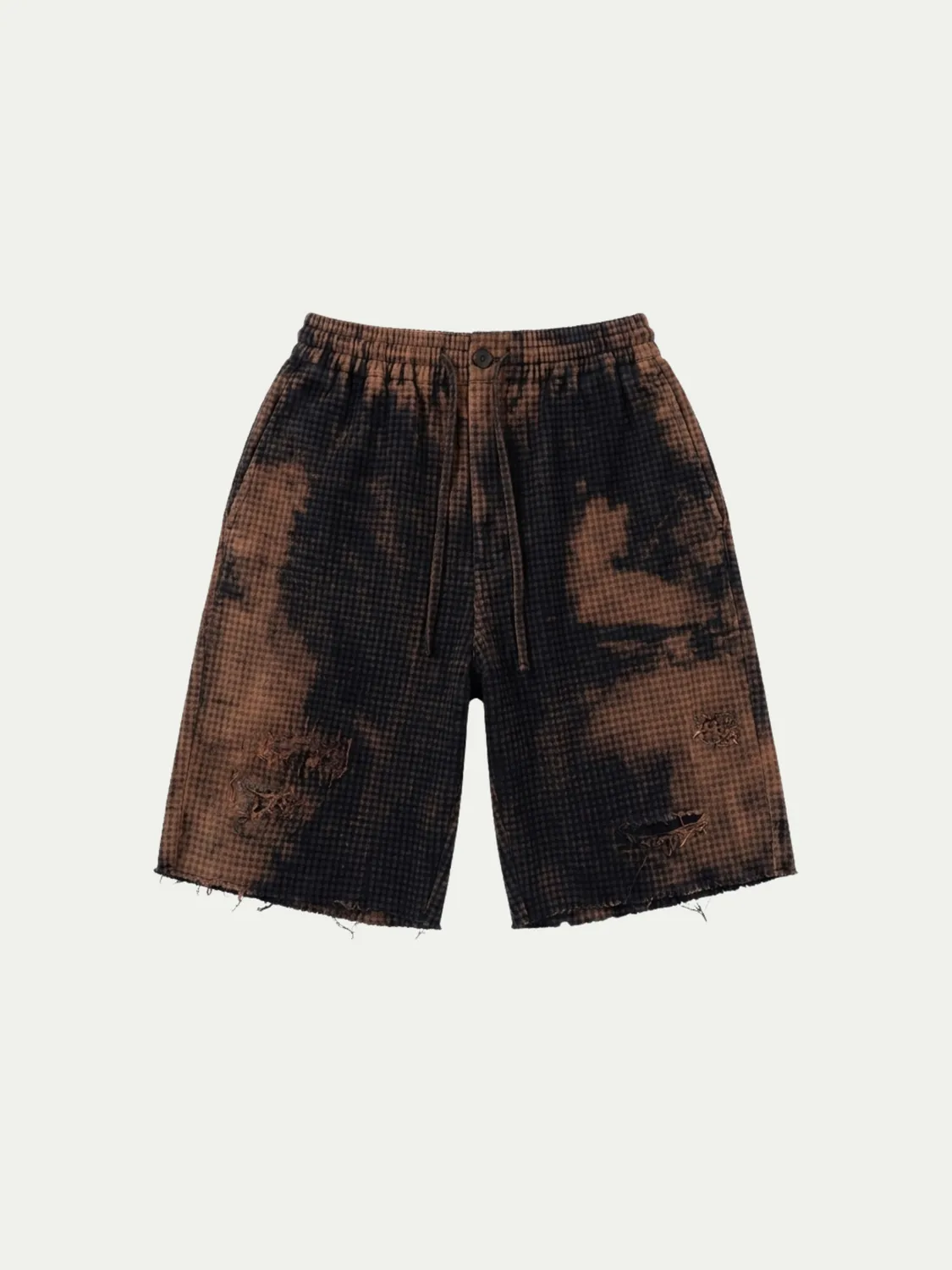 Feng Chen Wang Decayed Check shorts ternet