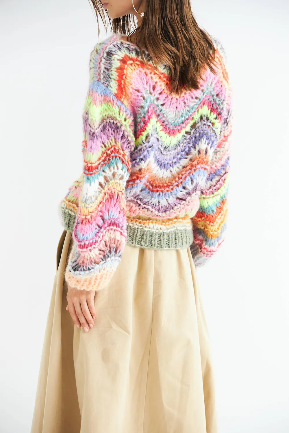 Dawnxdare Ella DS striktrøje 900 Multi chevron