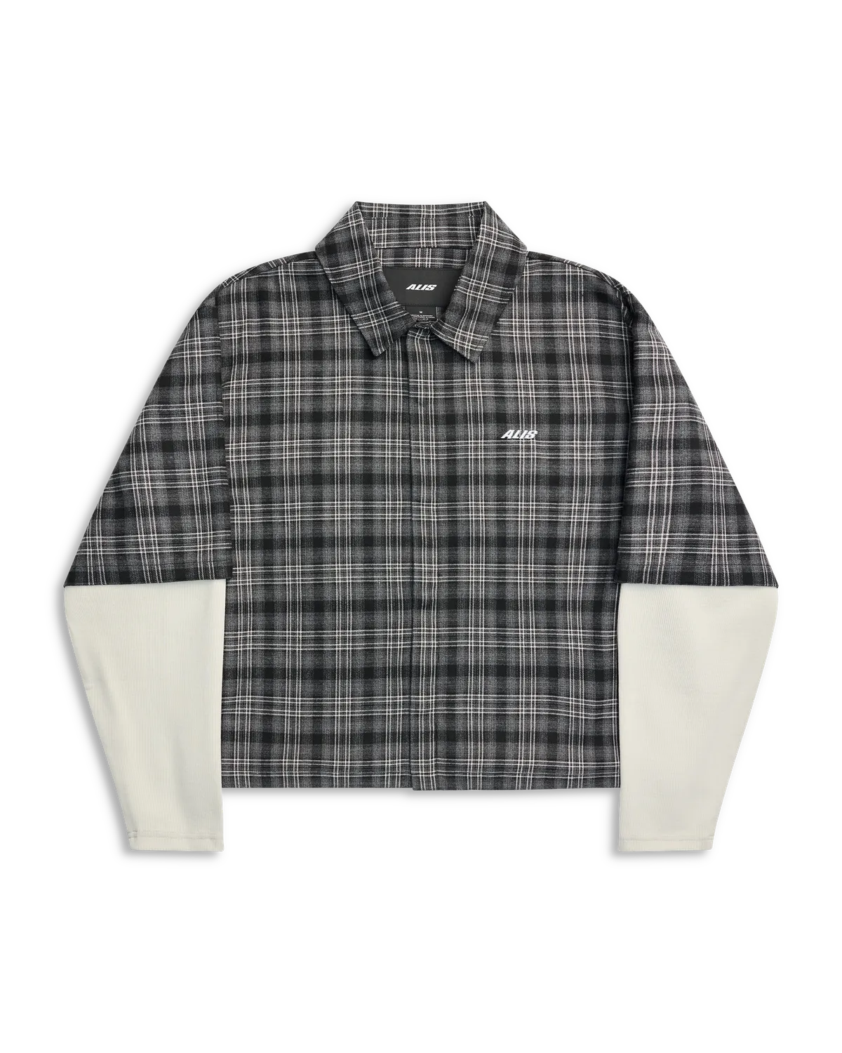 Alis Tody Double Layered Skjorte Grey Black Tartan