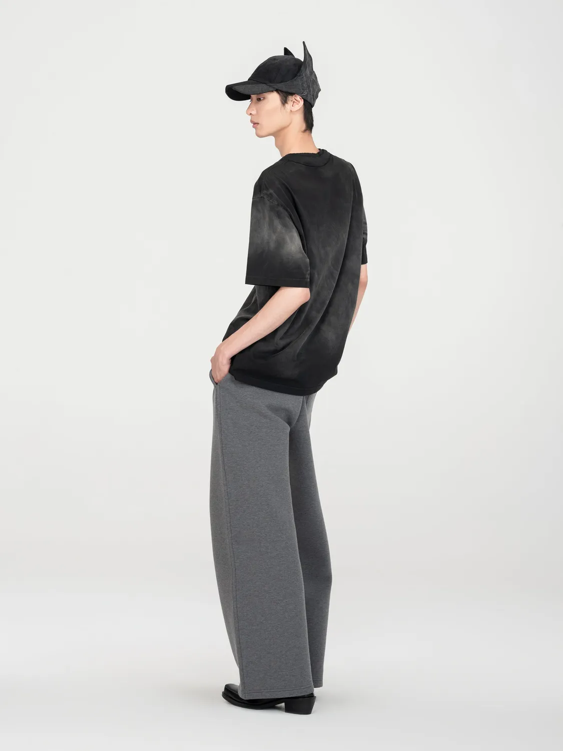 Feng Chen Wang Spacer Pants bukser light grey elastiktalje