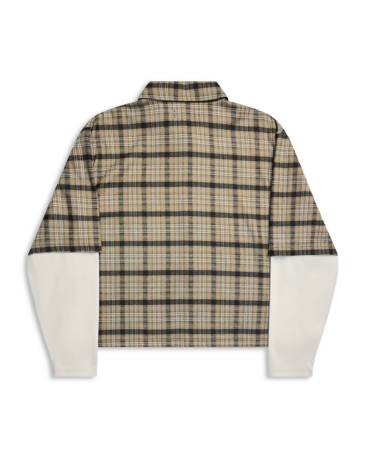 Alis Tody Double Layered skjorte Sand/Blue Tartan ternet