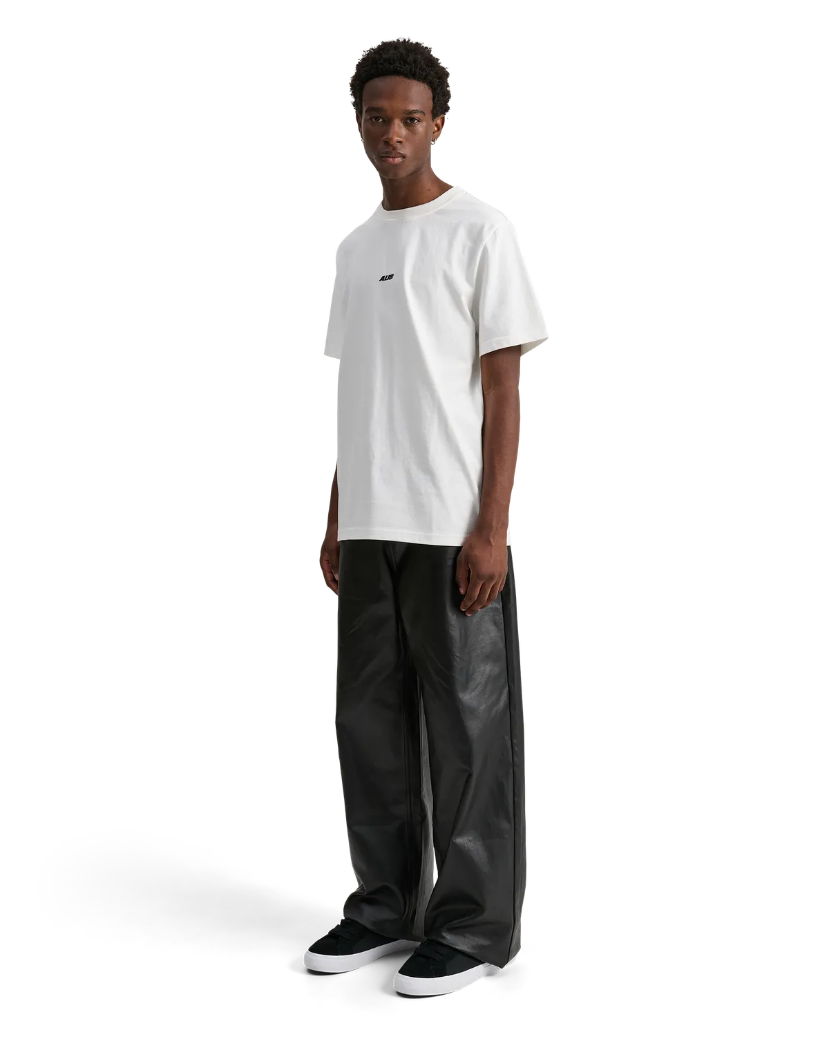 Alis Jeron Essential t-shirt hvid cropped bomuld