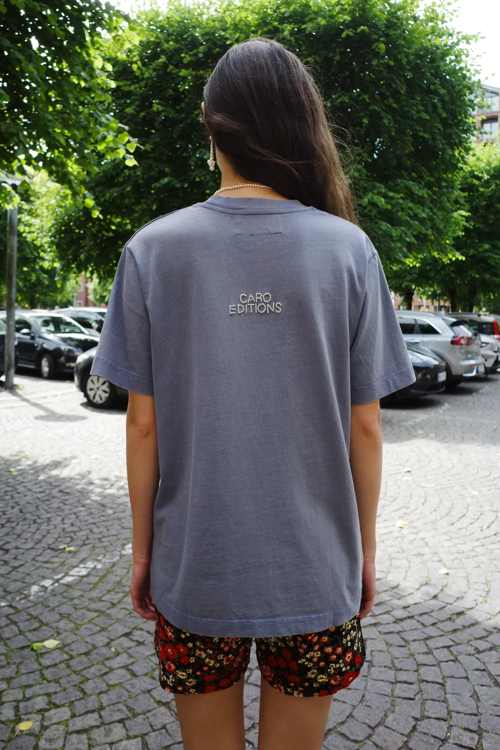 Caro Editions Freddy T-shirt dolfin grey økologisk bomuld