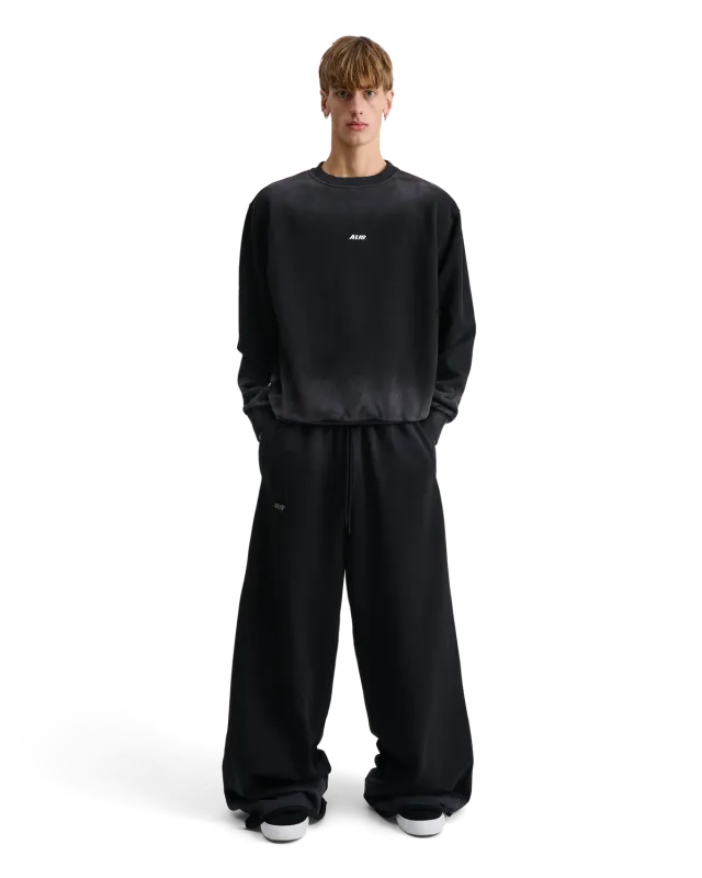 Alis Greco sweatshirt faded black bomuld