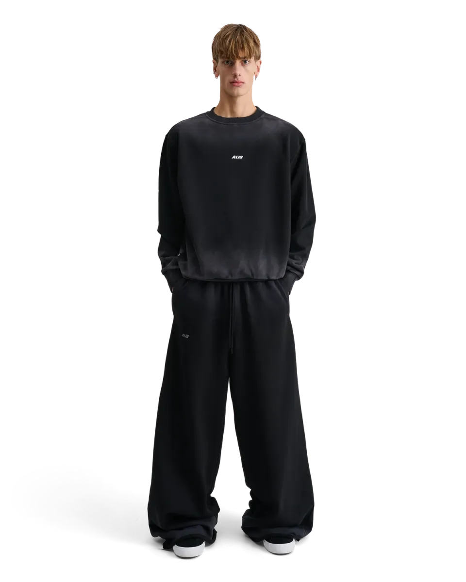 Alis Greco sweatshirt faded black bomuld