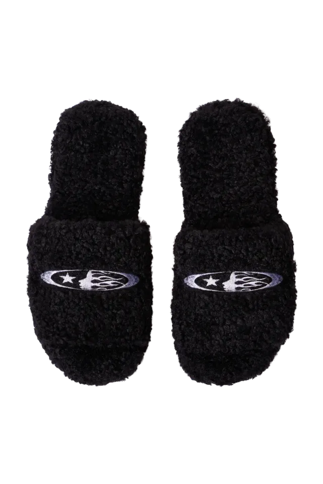 Hellstar Logo Slides sort med broderi