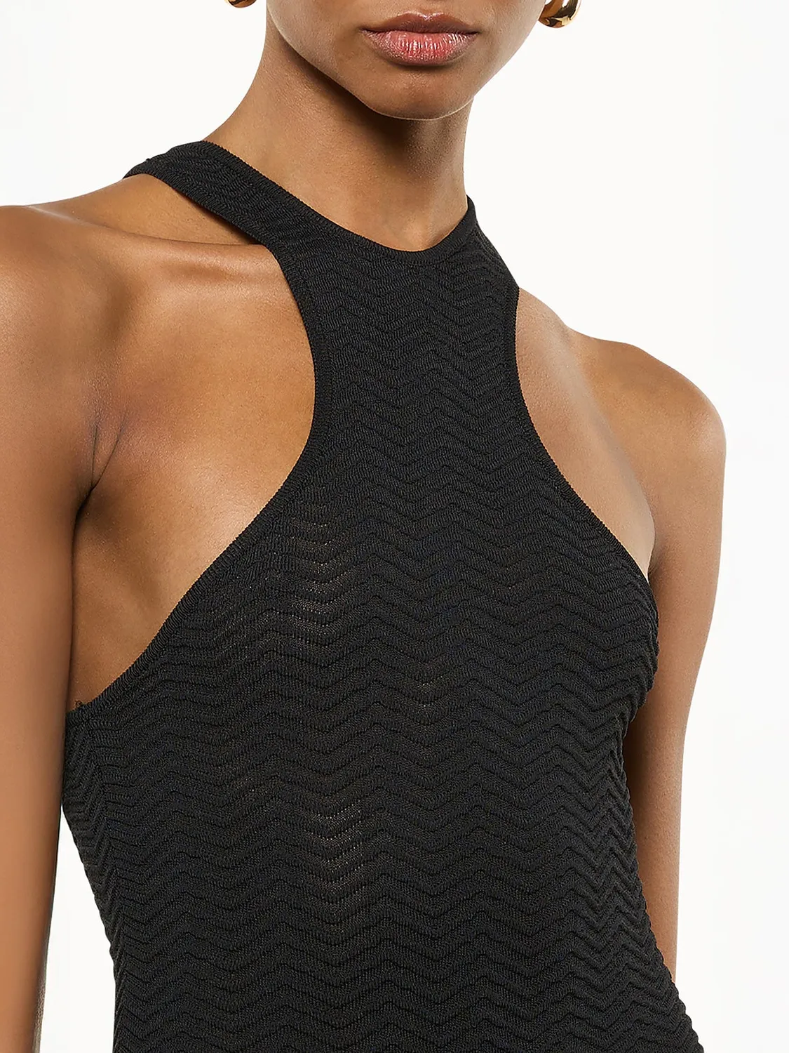 Laneus Knitted Bodysuit body sort viskose