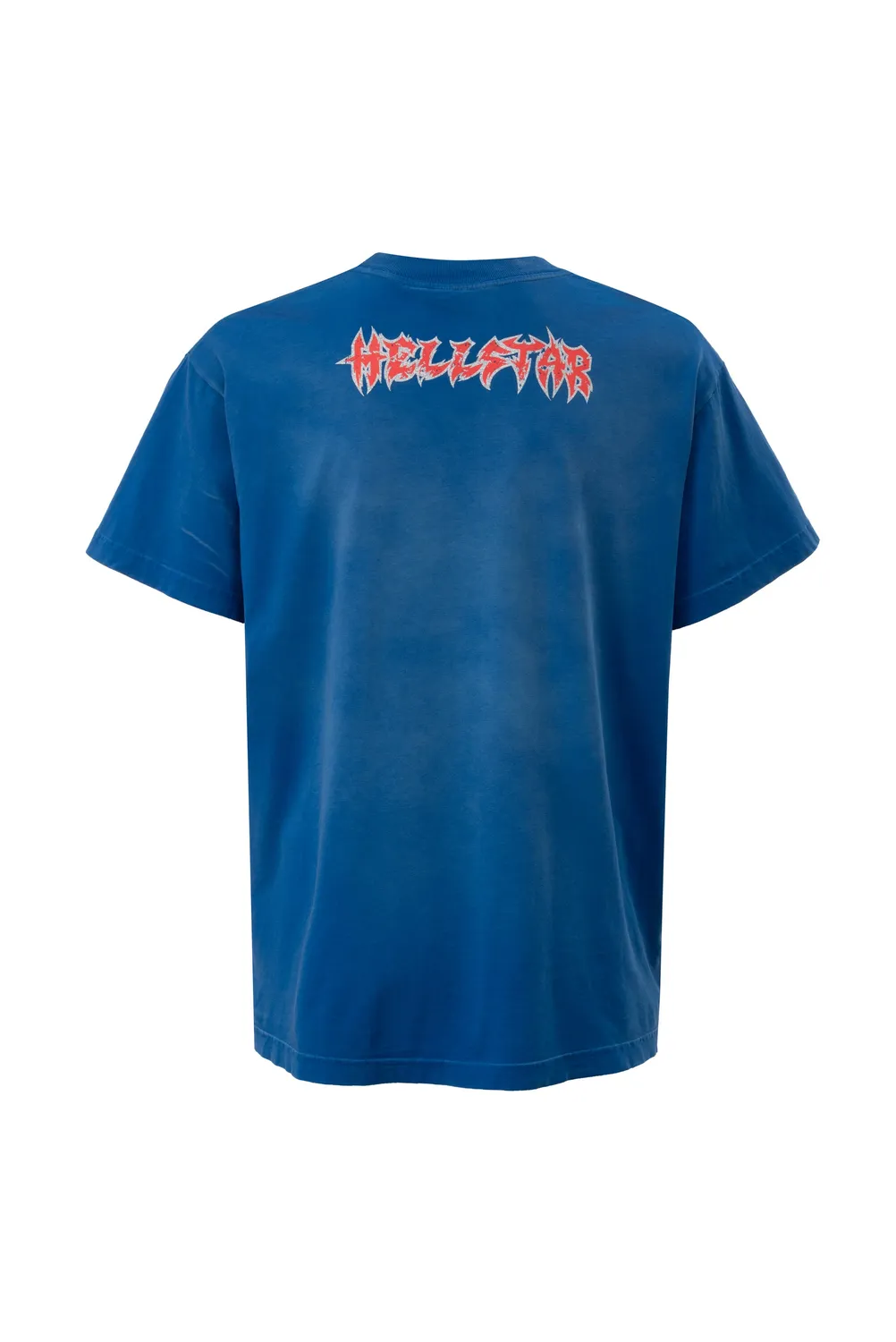 Hellstar Metal Logo t-shirt blå glittertryk bomuld
