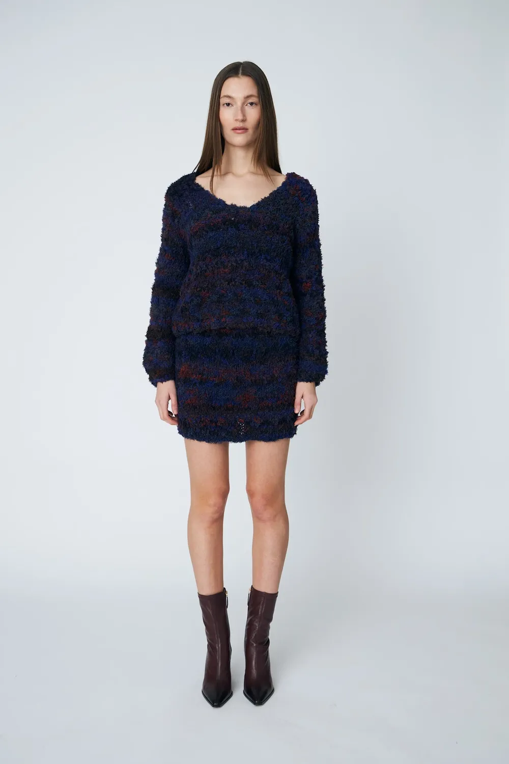 DAWNXDARE Sammie Pullover strikbluse 640 midnight fluffy