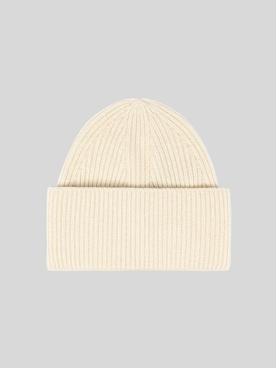 Laneus Cashmere Beanie hue creme kashmir