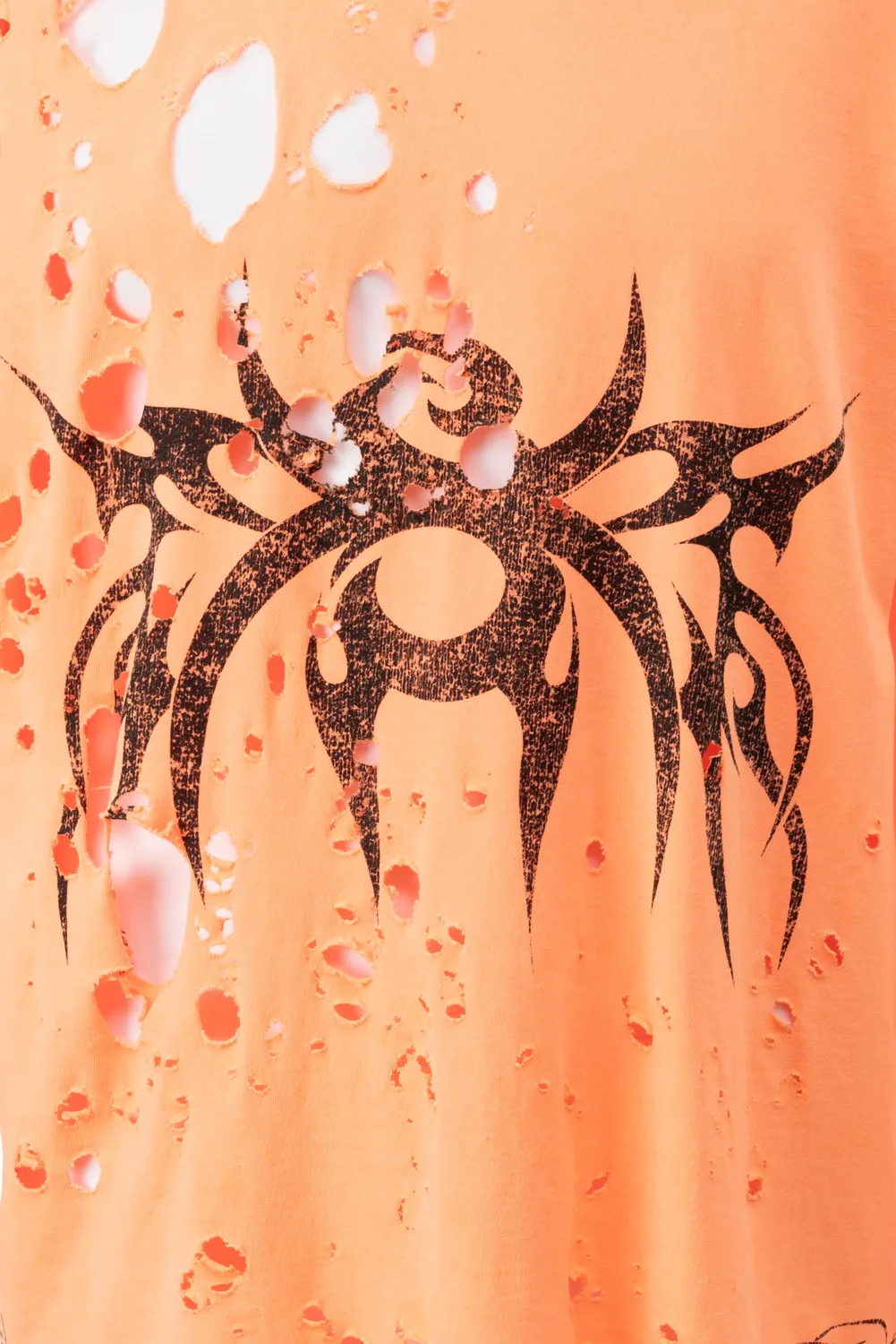 Hellstar Tribal longsleeve orange vintage bomuld