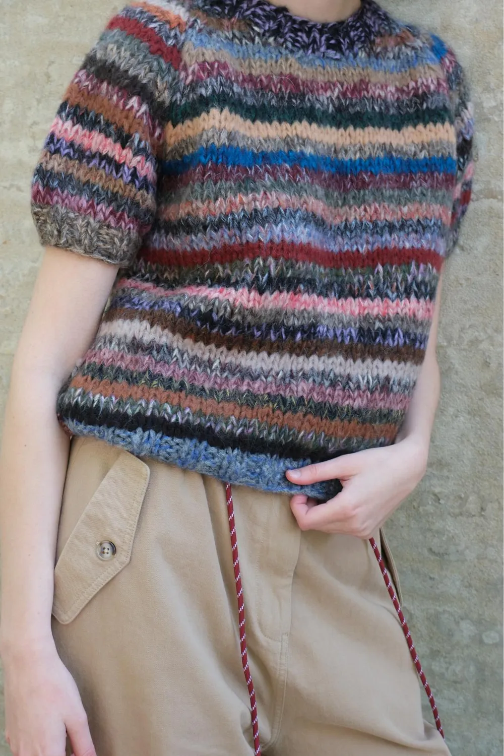 DAWNXDARE Estelle DS top 990 Dark Multi mohair