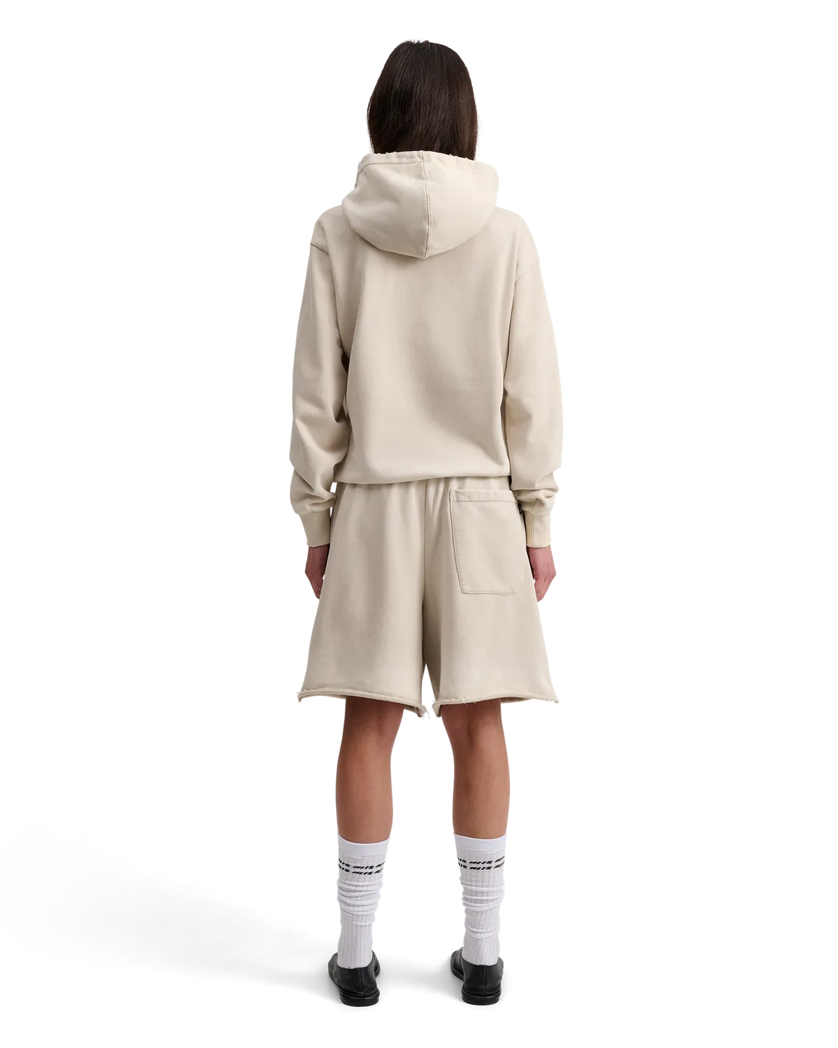 Alis Wilkes sweatshorts faded sand bomuld