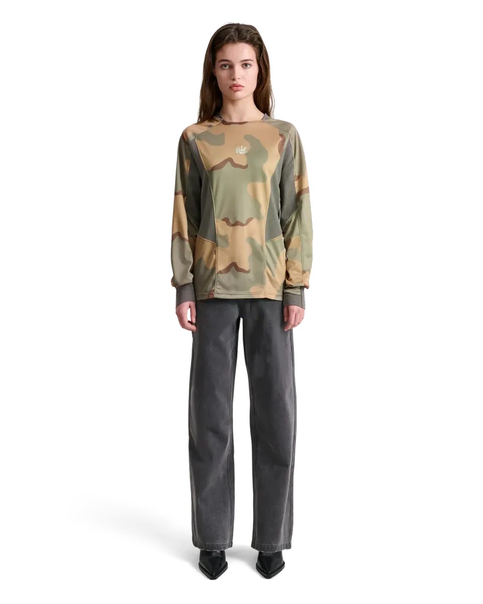 Alis Nikola langærmet trøje camouflage polyester