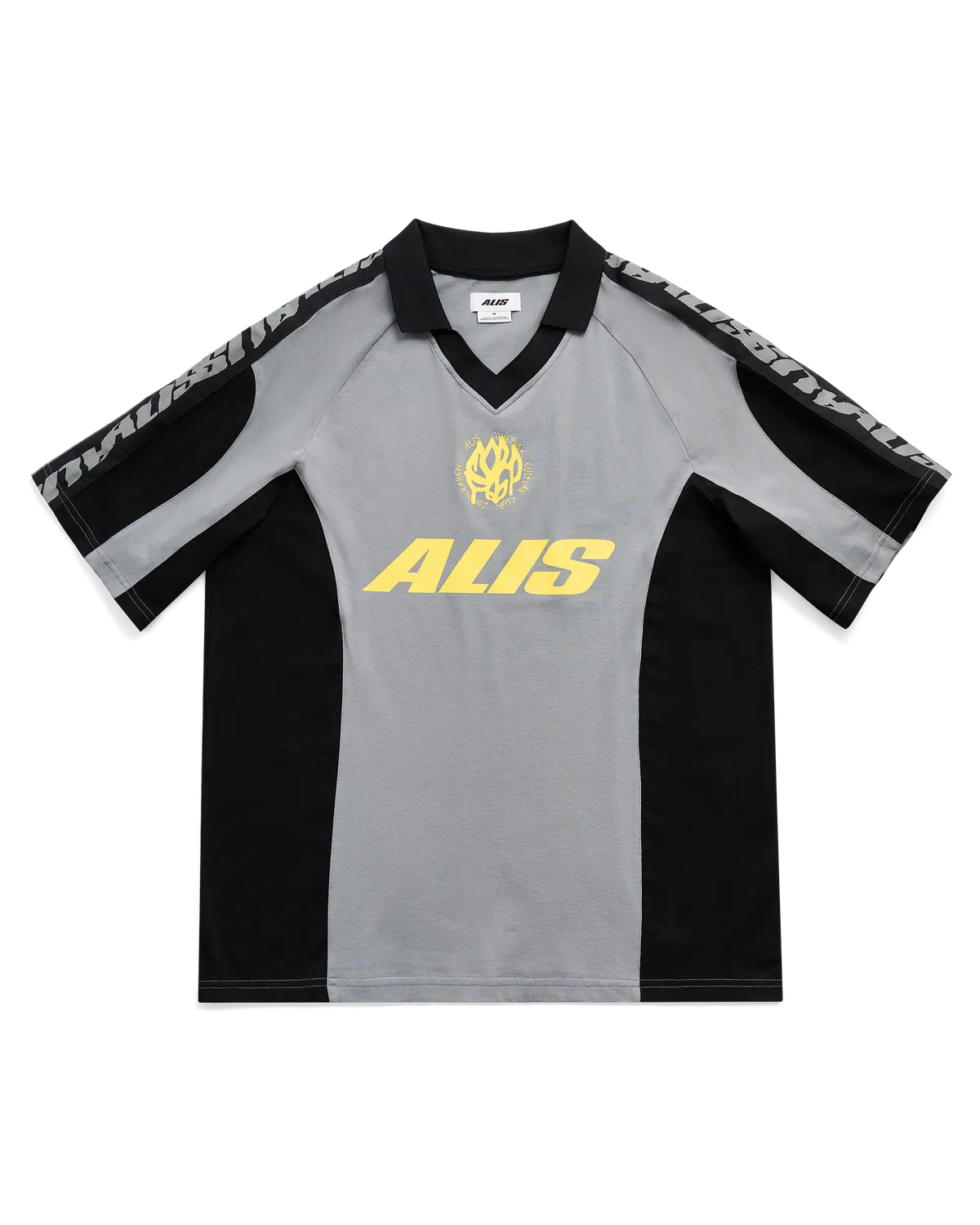 Alis Alain polo sort grå løs sport