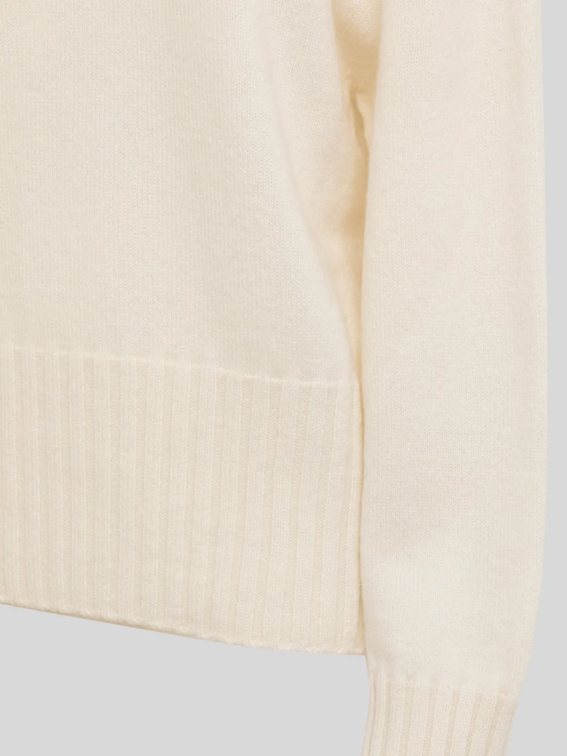 Laneus sweater boxy cream uld cashmere