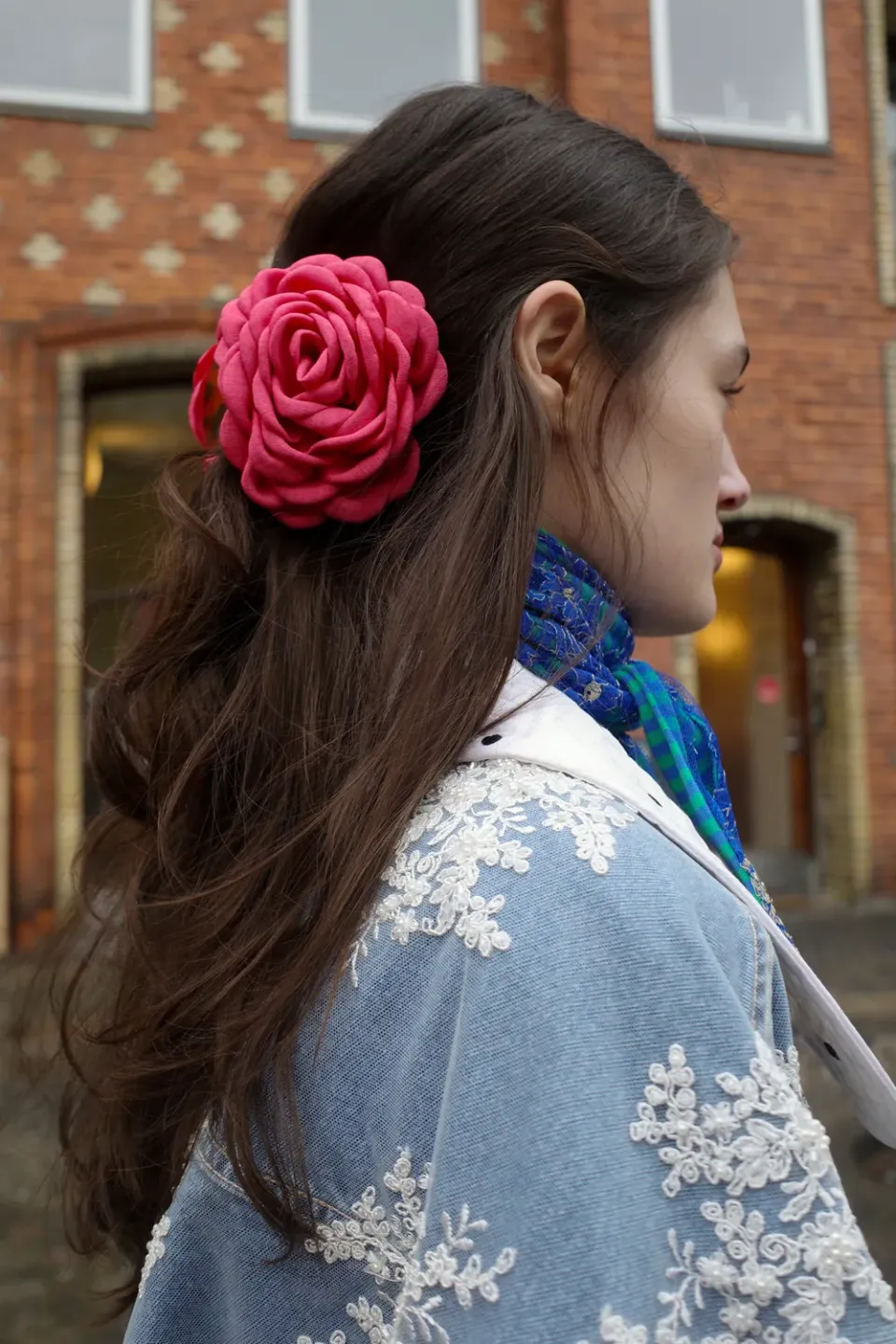 Caro Editions Rosie Hair Clip Coral hårklemme acetate