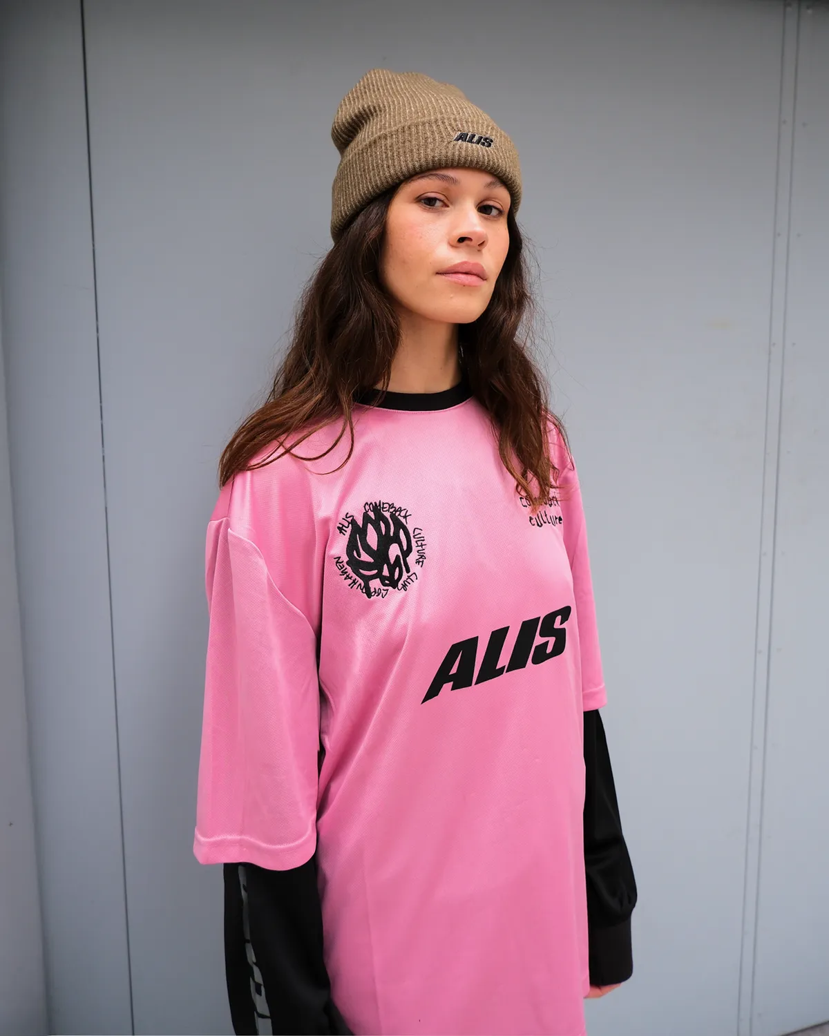 Alis Comeback Club 2-lags trøje Pink Black