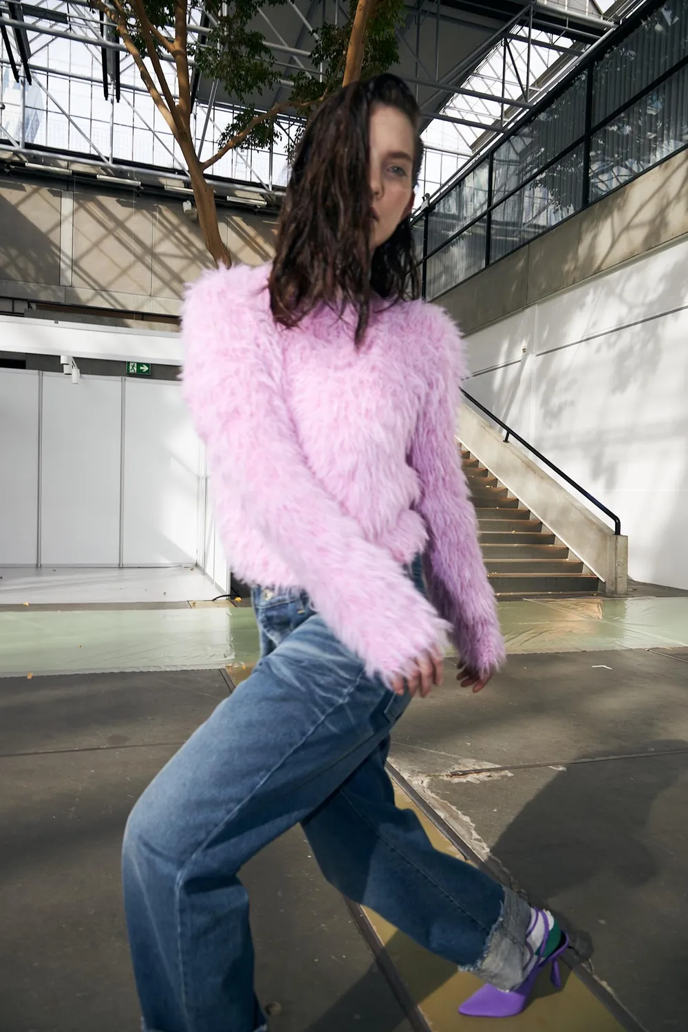 DAWNXDARE Babs 219 pullover super pink pelset