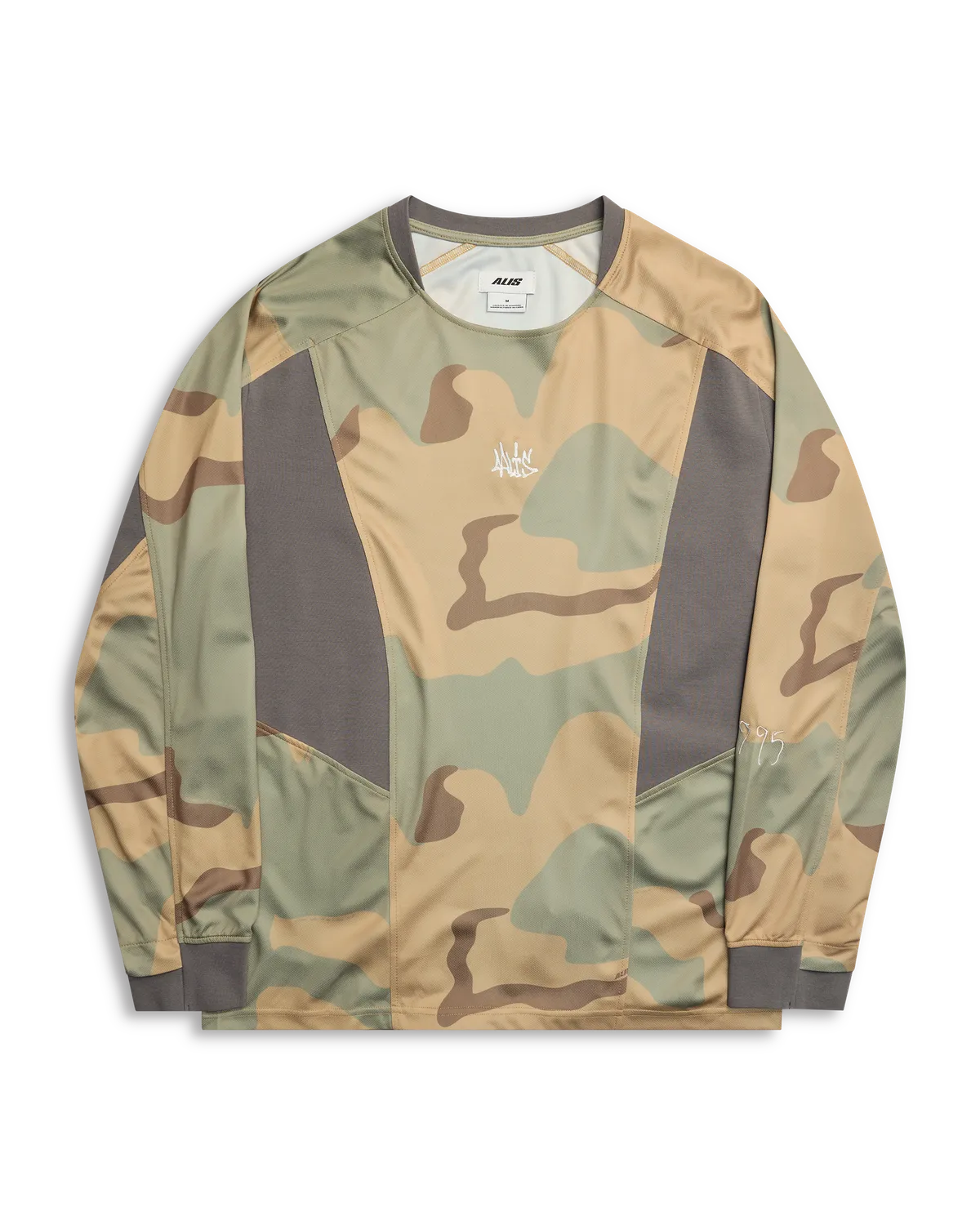 Alis Nikola langærmet trøje camouflage polyester