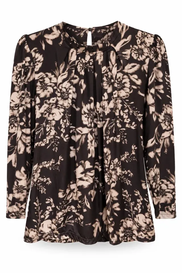 IN FRONT Grazia bluse 3/4 ærmer jersey