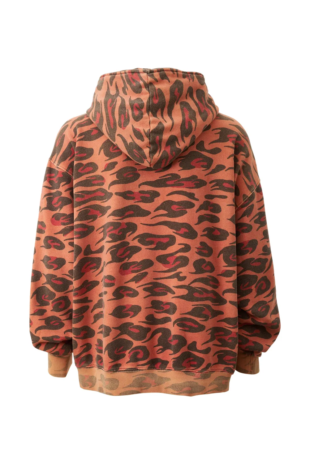 Hellstar HSS26HD3-RED zip-up rød cheetah