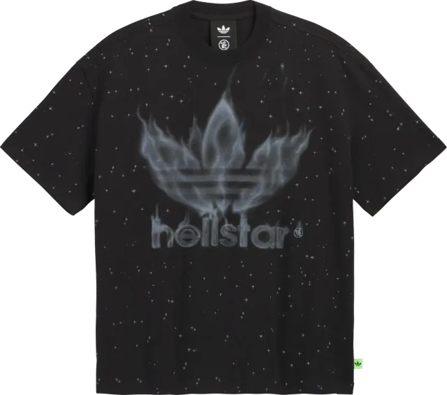 Hellstar x Adidas HSADTE1-BLK t-shirt sort