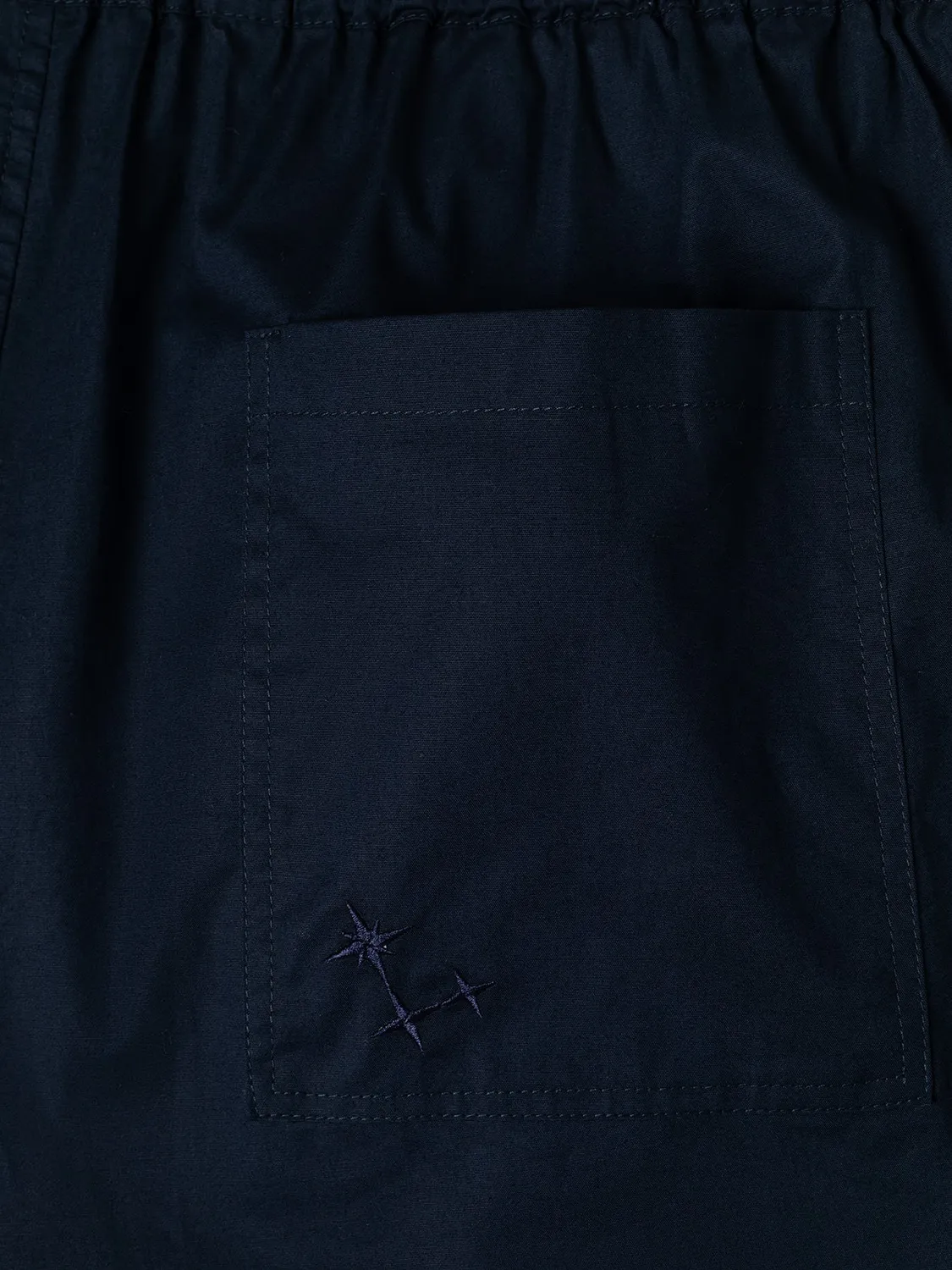 Laneus Melrose bermuda navy elastik bomuld
