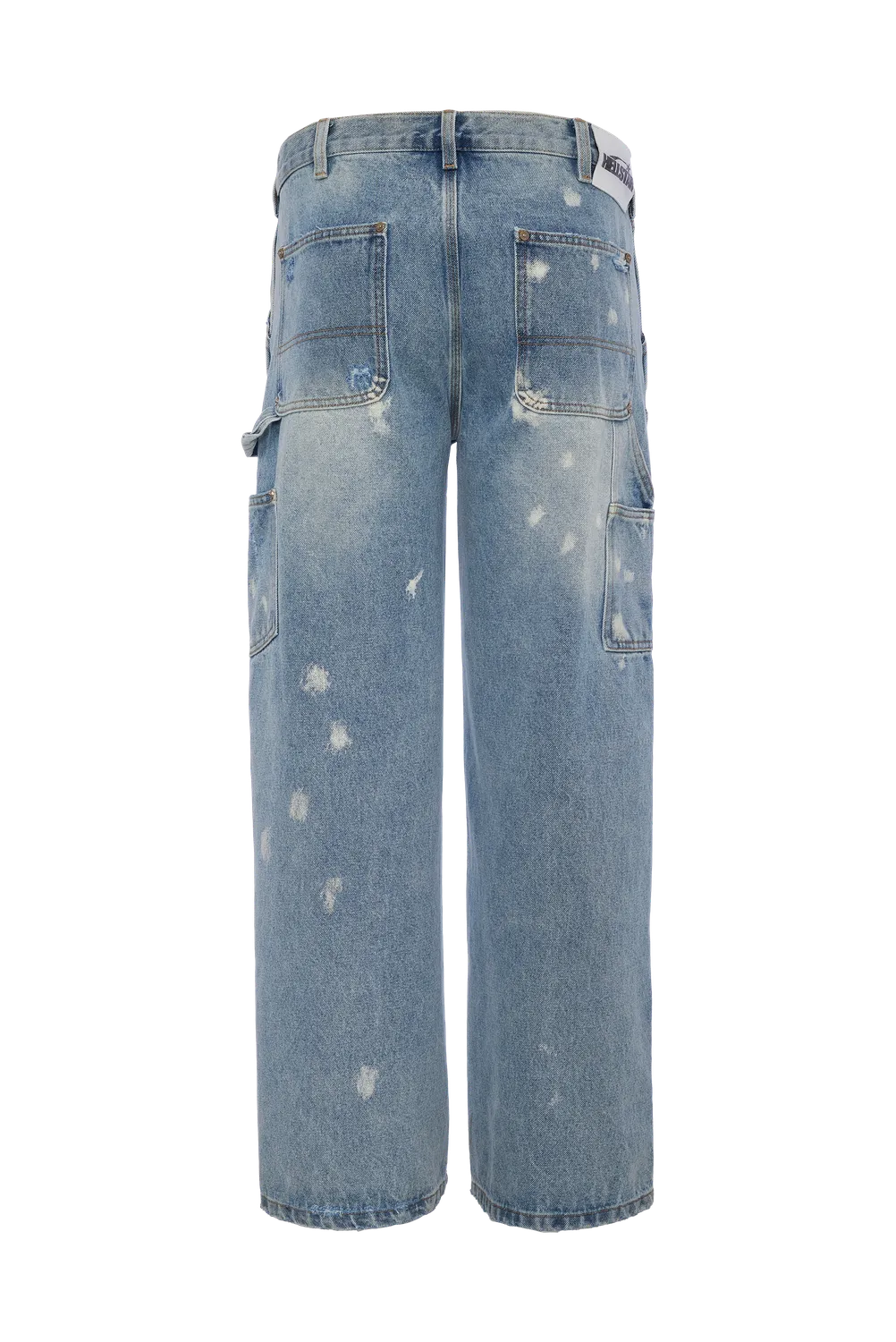 Hellstar Distressed Carpenter Jeans blå baggy