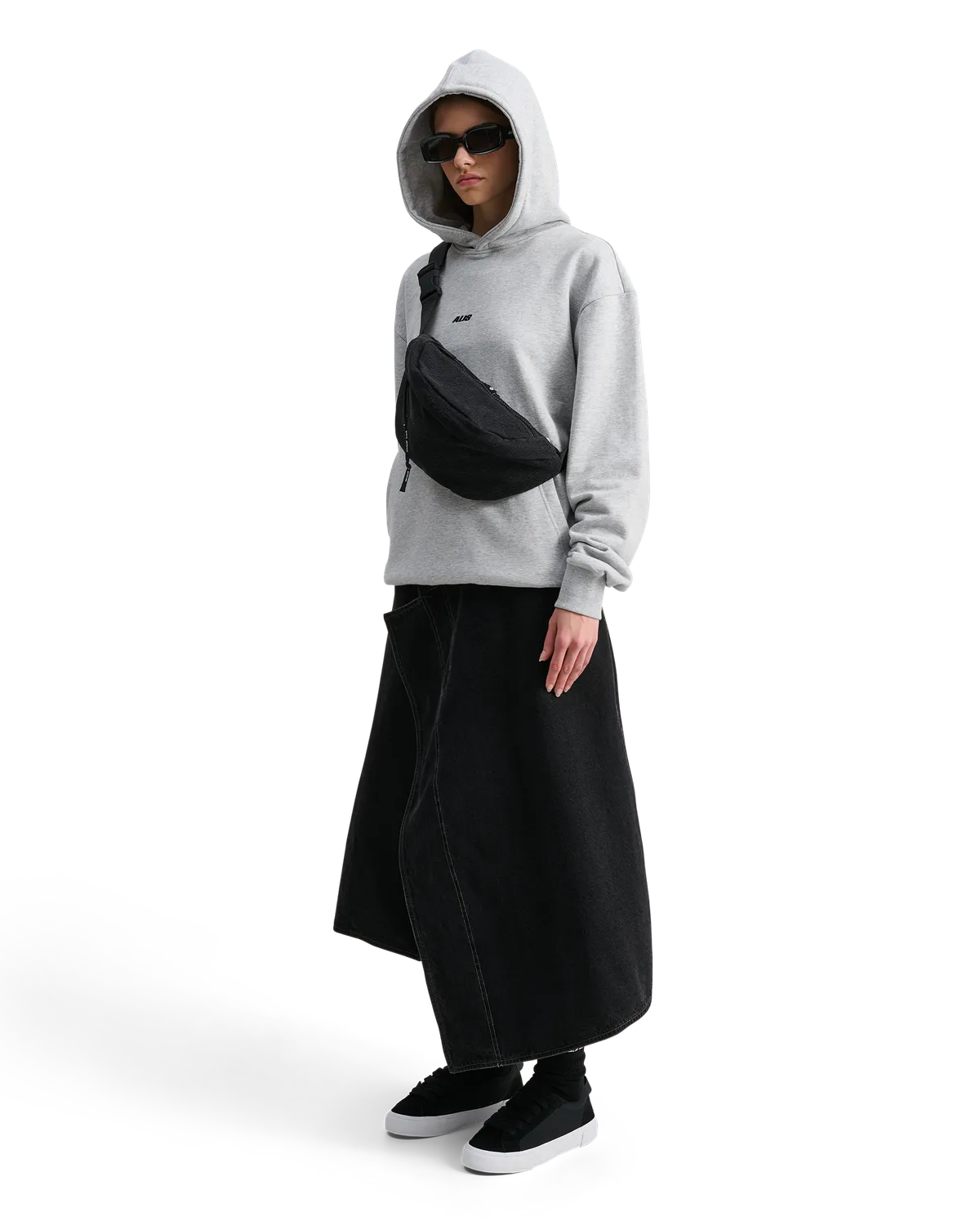 Alis Alta bæltetaske Washed Black bomuld