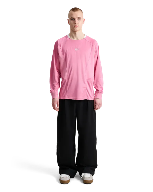 Alis Nikola longsleeve pink broderi løs