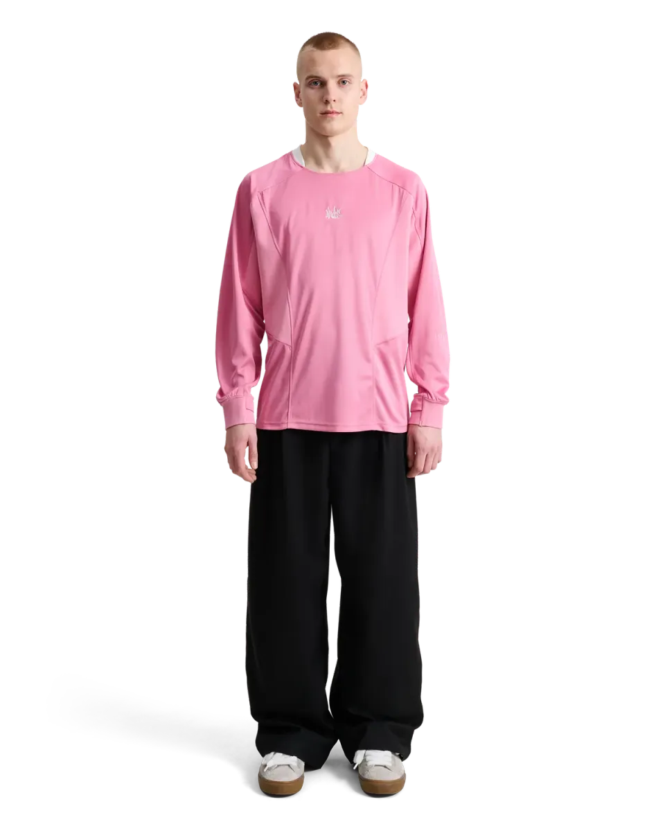 Alis Nikola longsleeve pink broderi løs