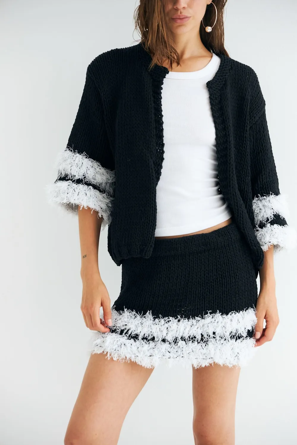 DAWNXDARE BELLISIMA cardigan sort cropped