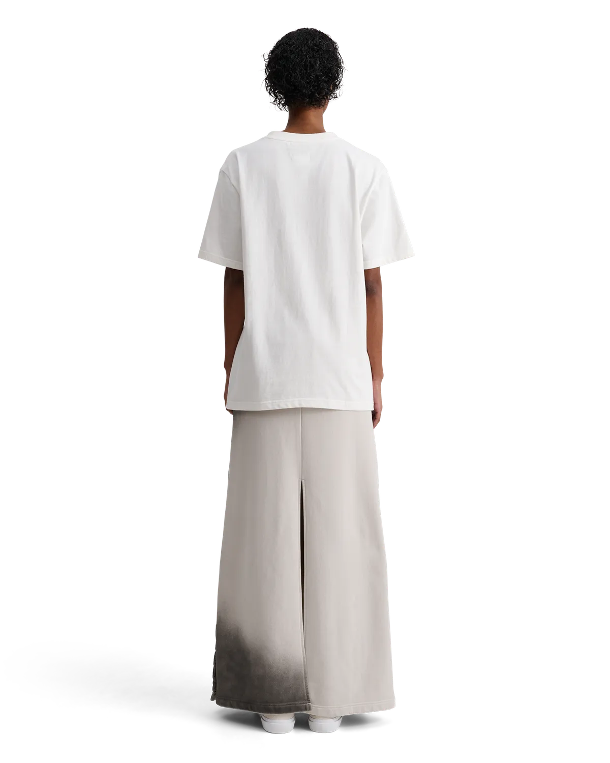 Alis Jeron cropped T-shirt hvid bomuld