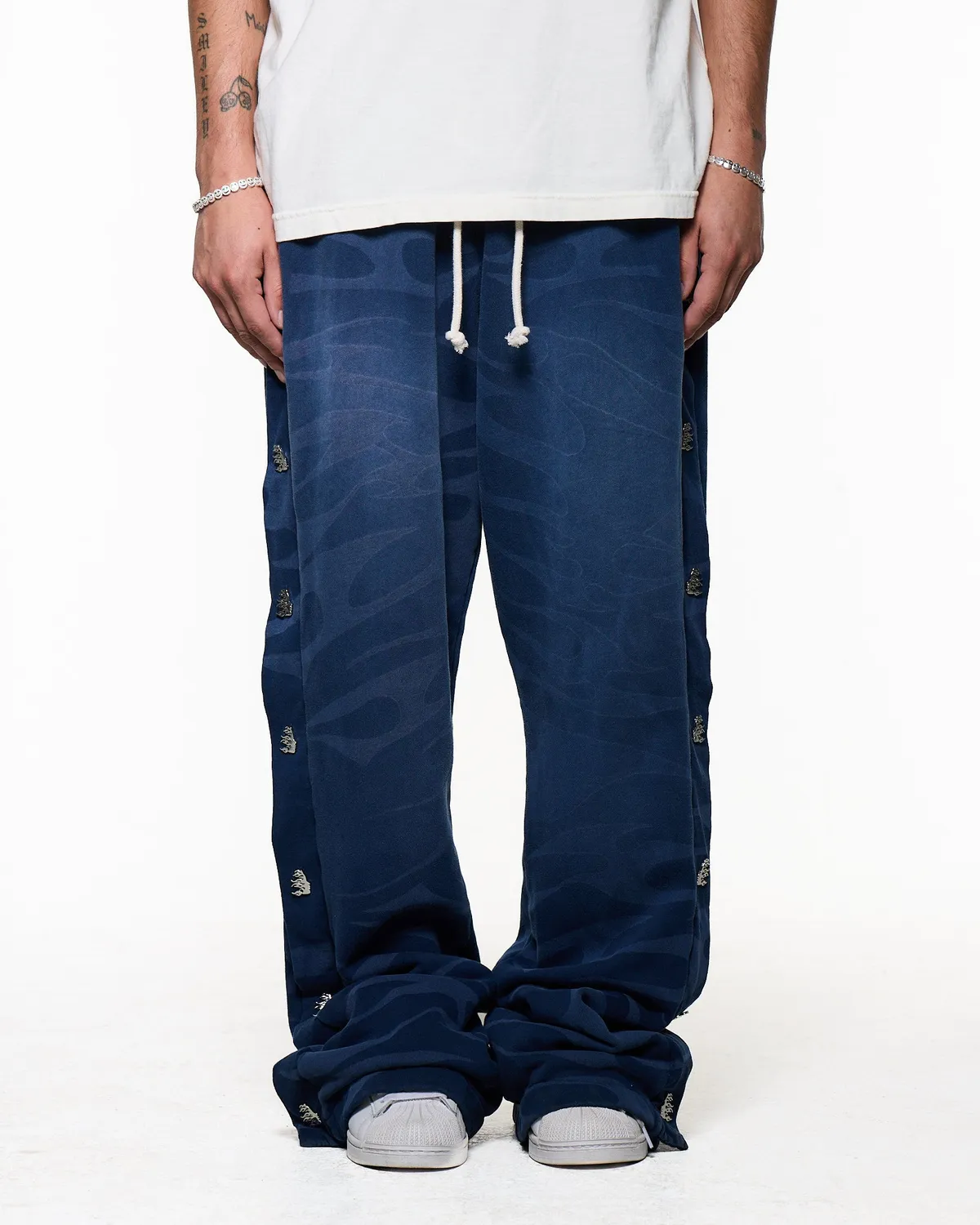 Hellstar HSSS26PT14-BLU sweats blå oversized