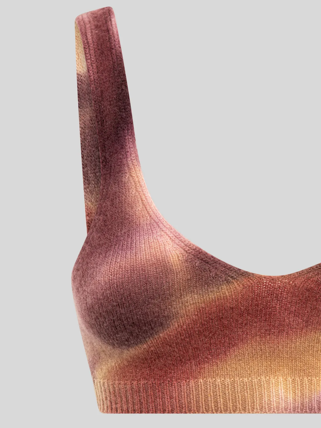 Laneus Slim Fit uldtop multicolor cashmere
