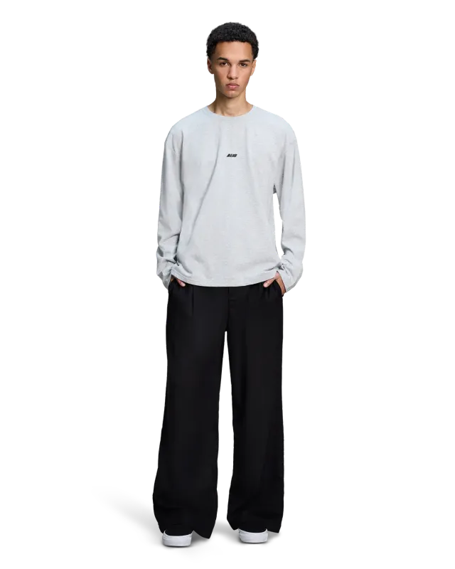 Alis Joshua langærmet t-shirt Grey Melange
